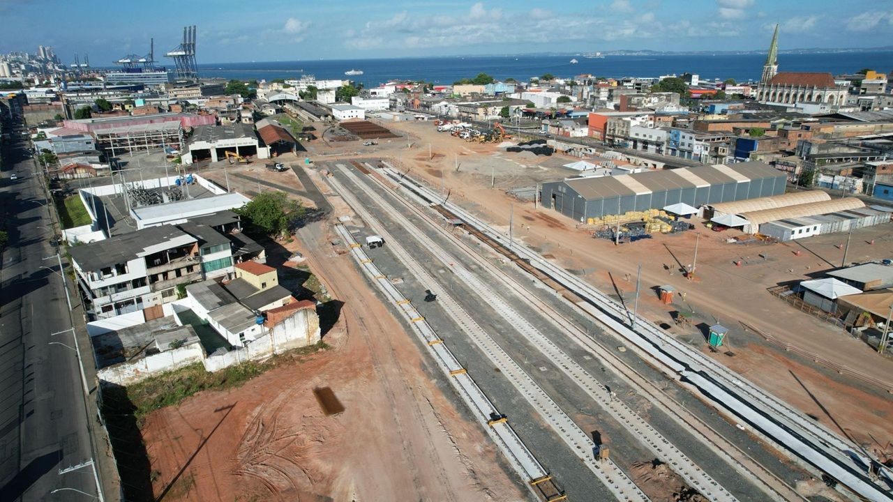 Obras Do Vlt De Salvador Alcançam 18% De Execução No Trecho 1