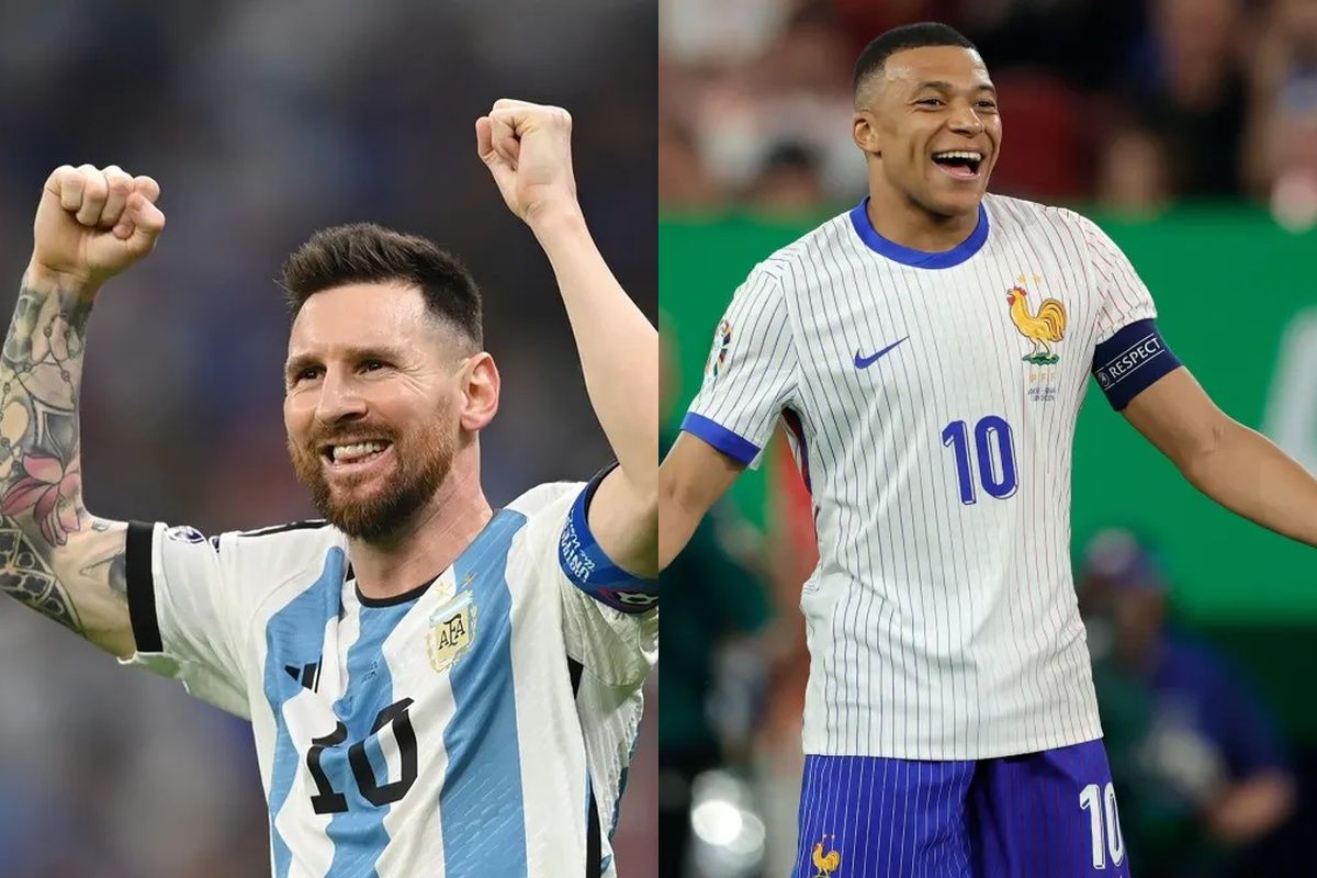 Lionel Messi e Kylian  Mbapp&eacute; s&atilde;o destaques de Argentina e Fran&ccedil;a. Foto: Reprodu&ccedil;&atilde;o | Redes Sociais