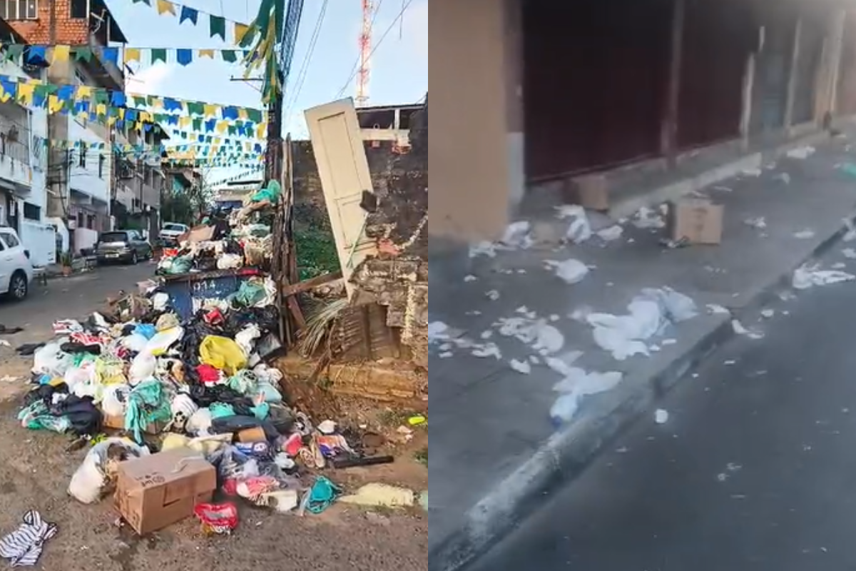 Salvador Amanhece Com Acumulo De Lixo No Sgeundo Dia Da Greve Dos Garis