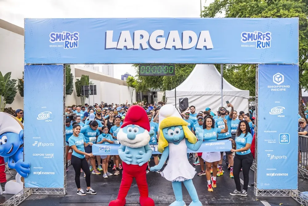 Corrida dos Smurfs 