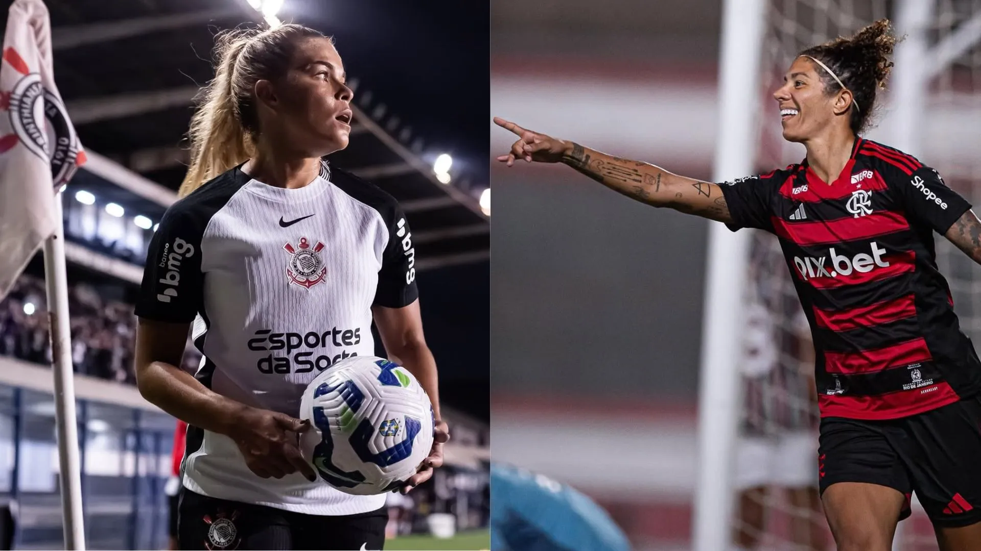 Corinthians e Flamengo se enfrentam pela 13ª rodada do Brasileirão Feminino