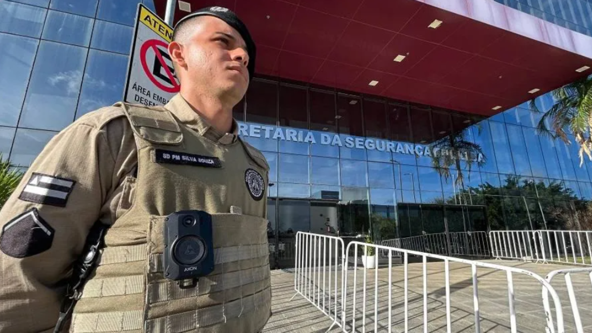 MP-BA recomenda revisão no uso de câmeras corporais usadas por policiais na Bahia. Foto: Alan Dantas/Ascom-SSP