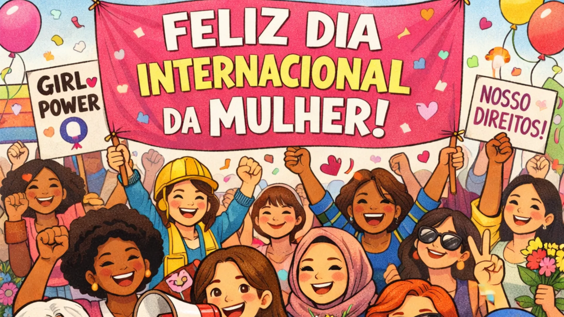 Imagem do dia Internacional das Mulheres