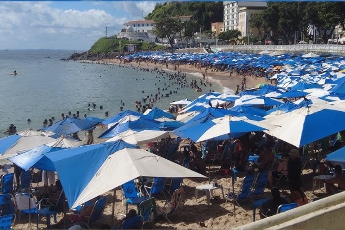 Praias de Salvador viram palco de pol&ecirc;mica. Foto: Reprodu&ccedil;&atilde;o | Youtube