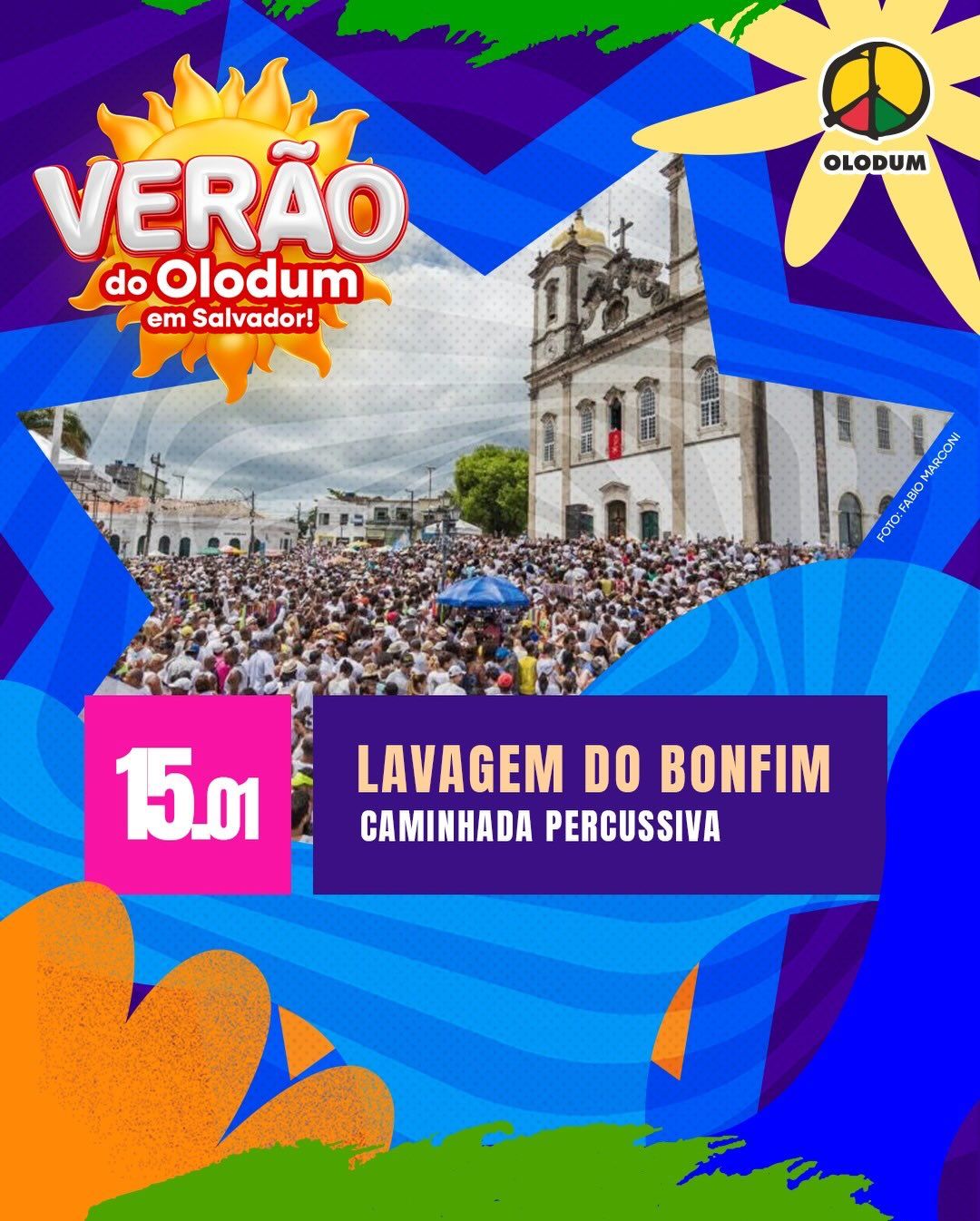 Olodum No Bonfim. | Foto: Reprodu&ccedil;&atilde;o Rede Social