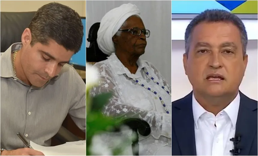 ACM Neto e Rui Costa lamentam morte de Iyalorixá Mãe Stella de Oxóssi