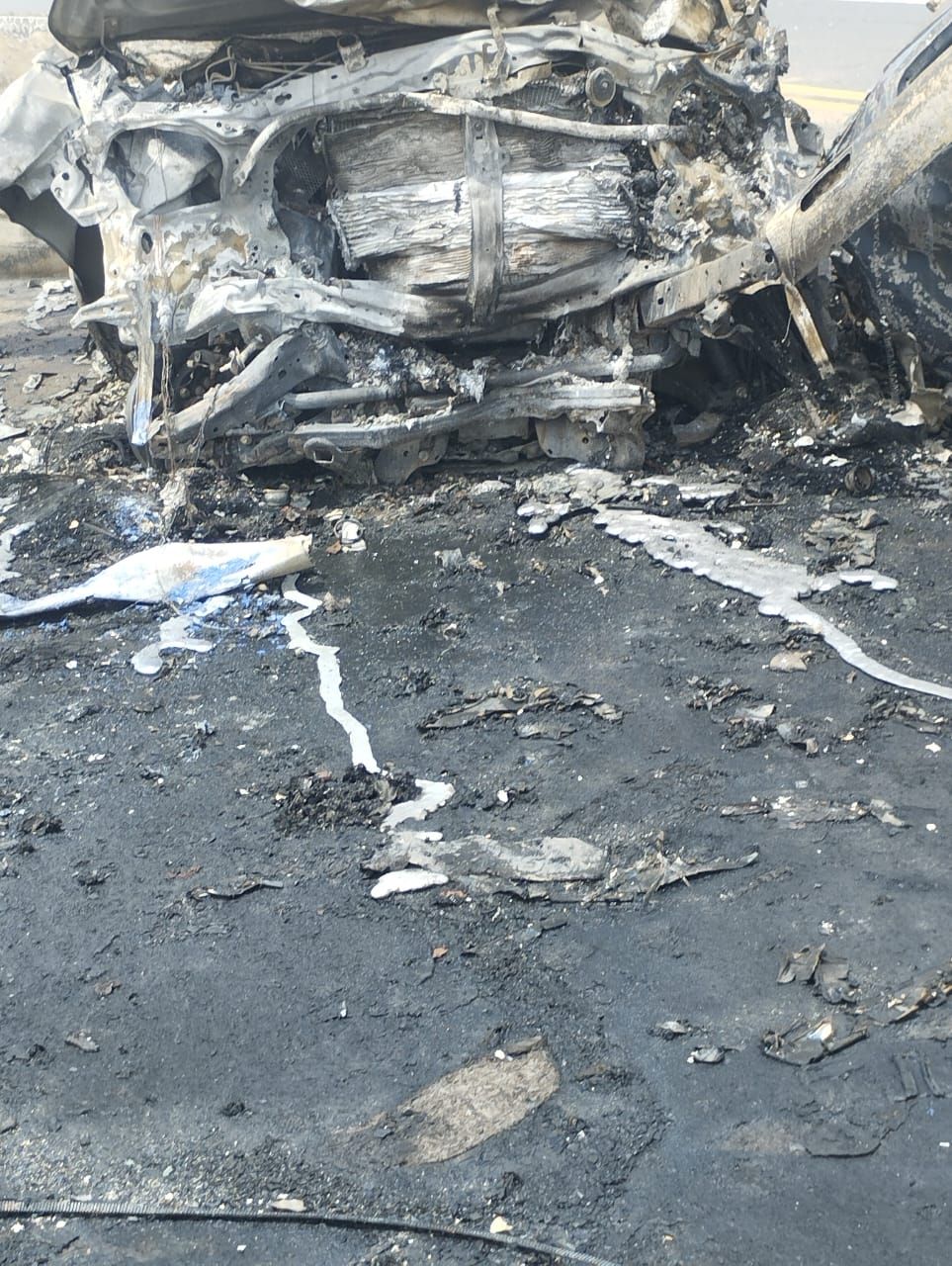 Ve&iacute;culo envolvido em acidente na Br-101. | Foto: Redes sociais