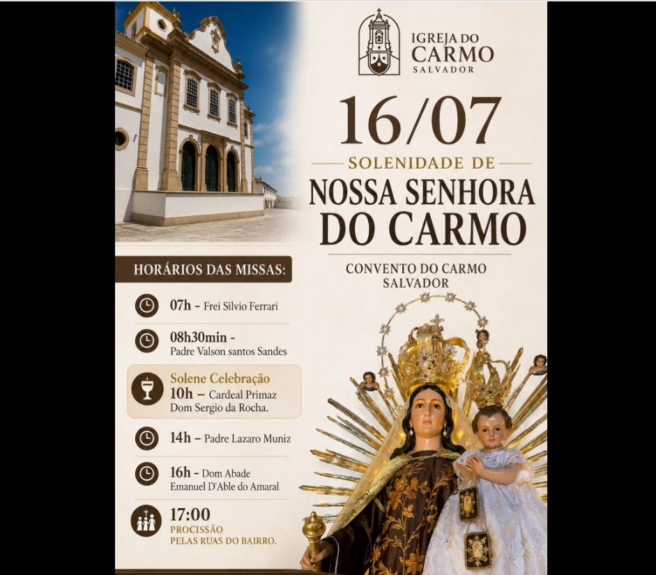 Programação Nossa Senhora Do Carmo
