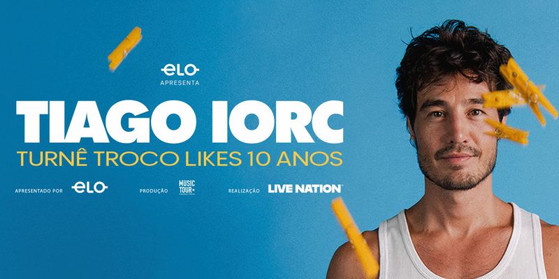 Tiago Iorc chega a Salvador com a turnê “Troco Likes 10 anos”, que celebra uma década do projeto que marcou sua carreira/Foto: Divulgação