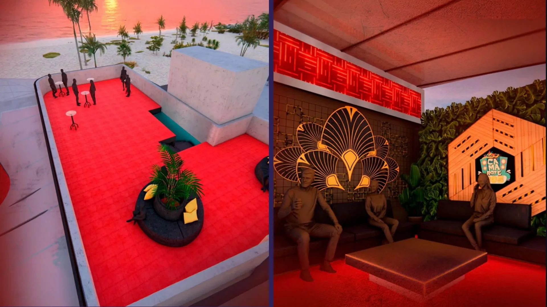 Como seria a estrutura do Camarote 305, interditado pela Polícia Civil? Veja fotos