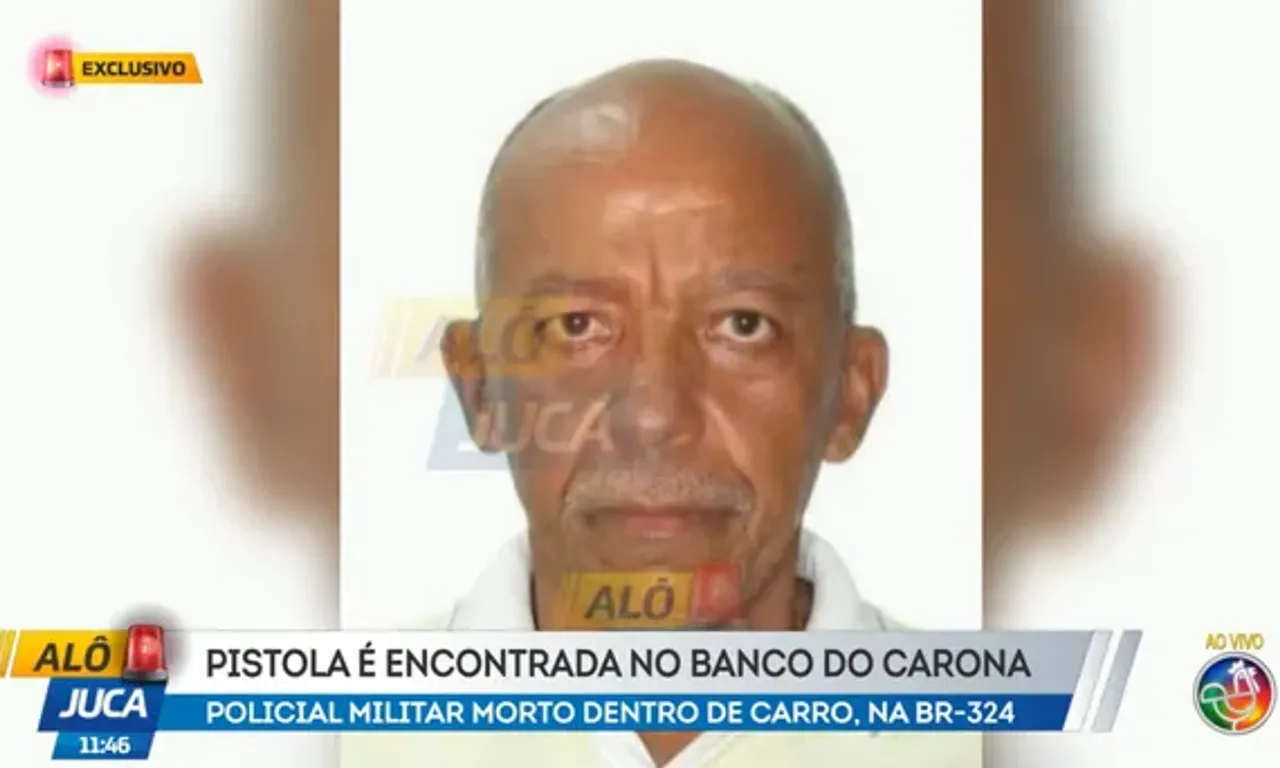 Policial Militar Aposentado &Eacute; Encontrado Morto Dentro De Ve&iacute;culo na Br 324.| Foto: Reprodu&ccedil;&atilde;o TV Aratu