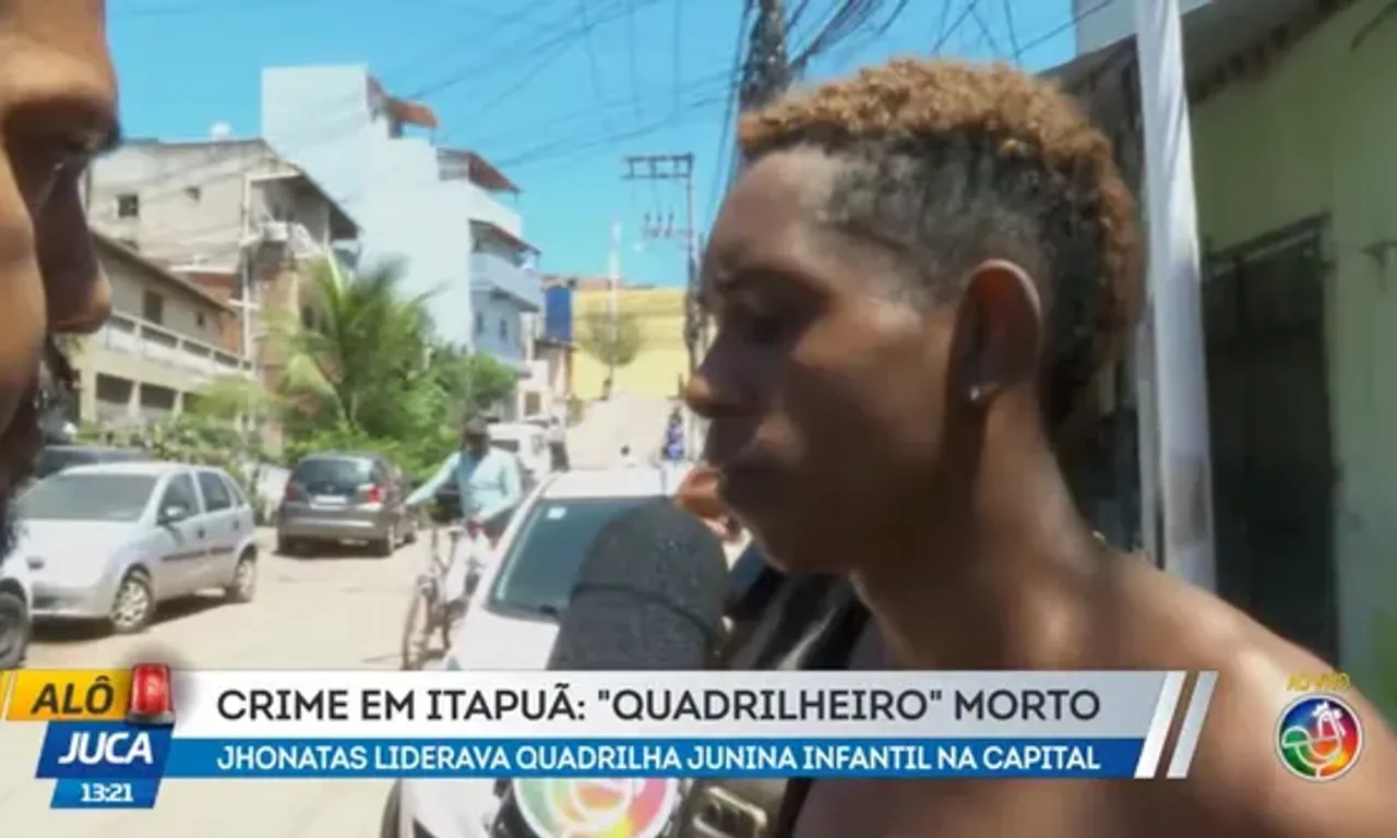 &Agrave; &eacute;poca, um suspeito identificado como Iuri, foi preso por envolvimento no crime. Foto: Reprodu&ccedil;&atilde;o TV Aratu