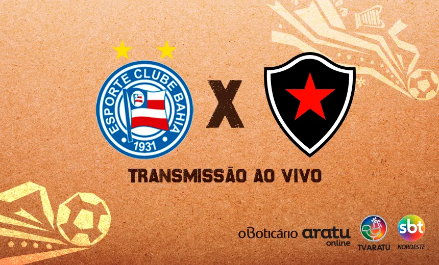 LANCE A LANCE: Acompanhe Bahia X Botafogo-PB pelas quartas de final da Copa do Nordeste