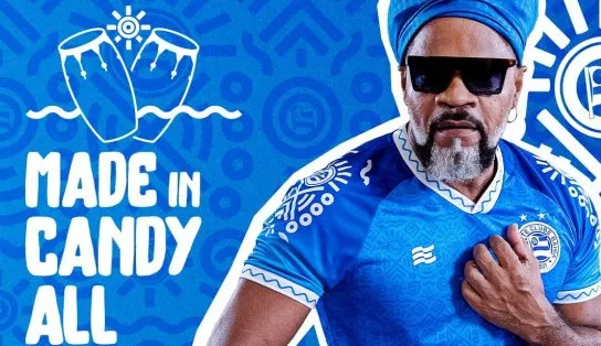 Com presença de Carlinhos Brown, Bahia lança uniforme para o Novembro Negro