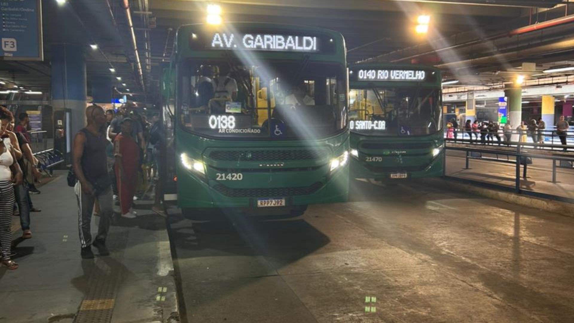Greve os rodovi&aacute;rios em Salvador. Foto: Liven Paula | Aratu On