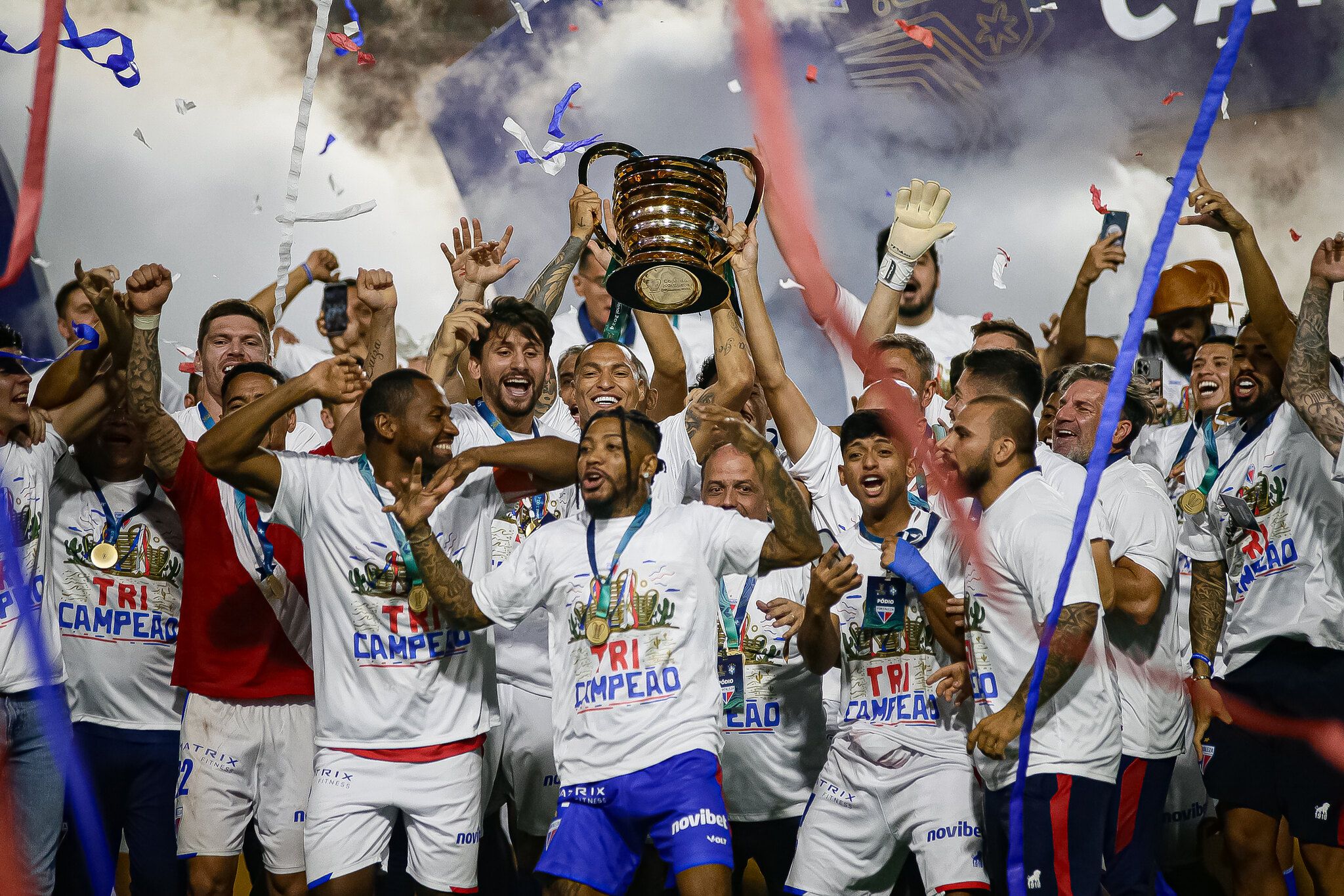 Fortaleza campeão da Copa do Nordeste em 2024. Foto:Ithalo Silva/Cbf