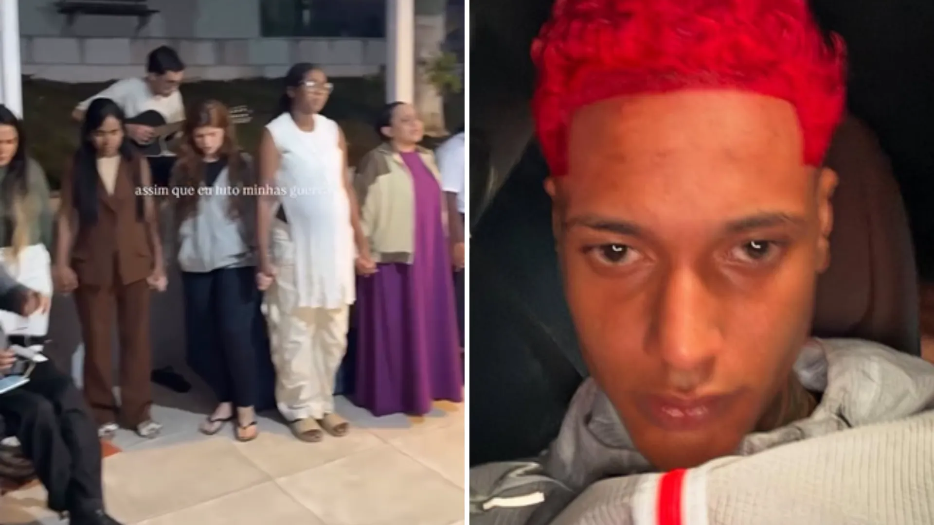 Noiva de Oruam realiza círculo de oração após prisão do rapper