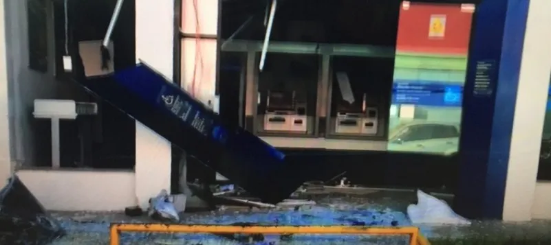 CAMPINAS DO PIRAJÁ: Bandidos explodem caixas eletrônicos em agência bancária durante a madrugada