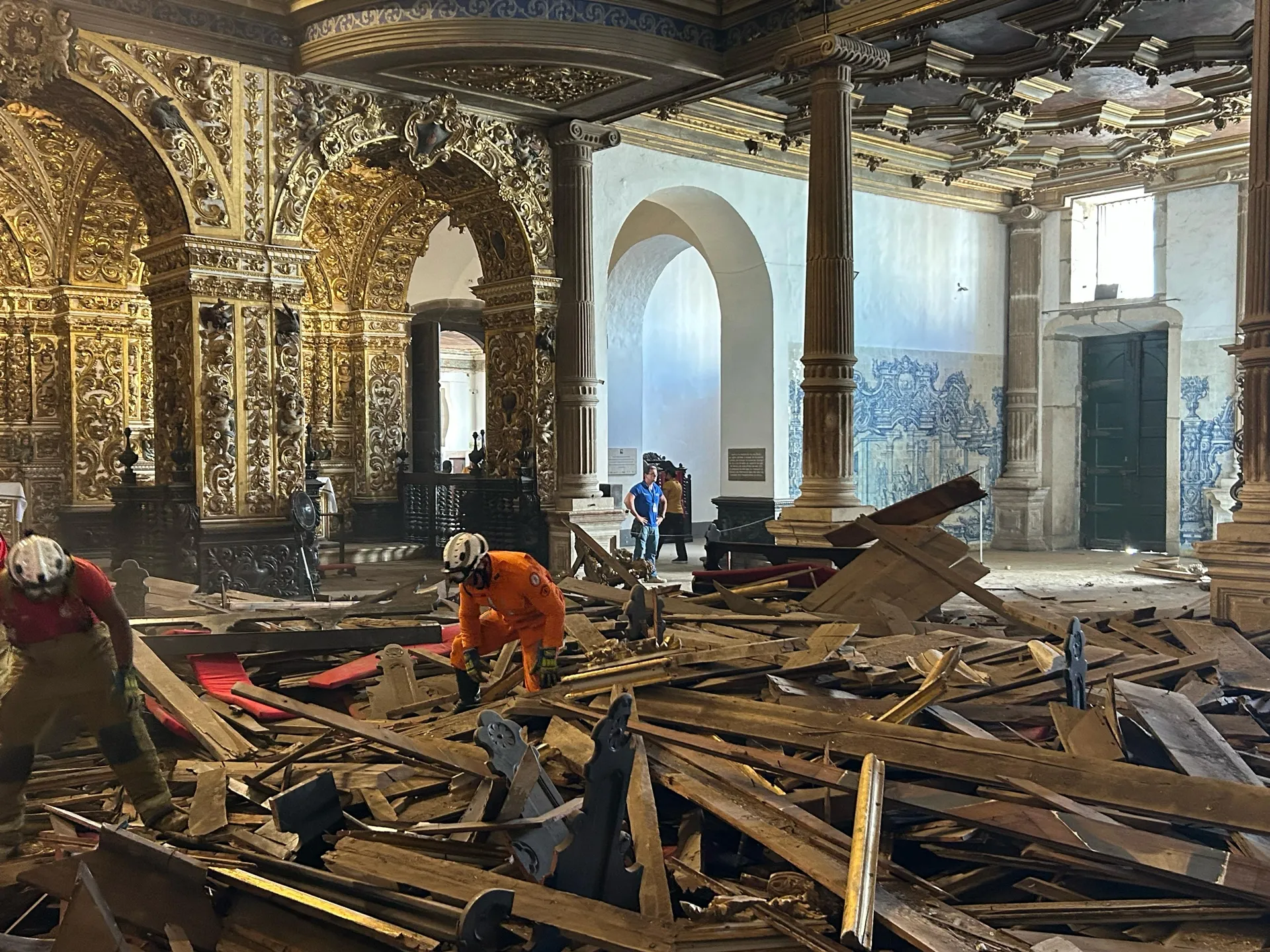 MPF recomenda medidas emergenciais após desabamento em igreja no Pelourinho