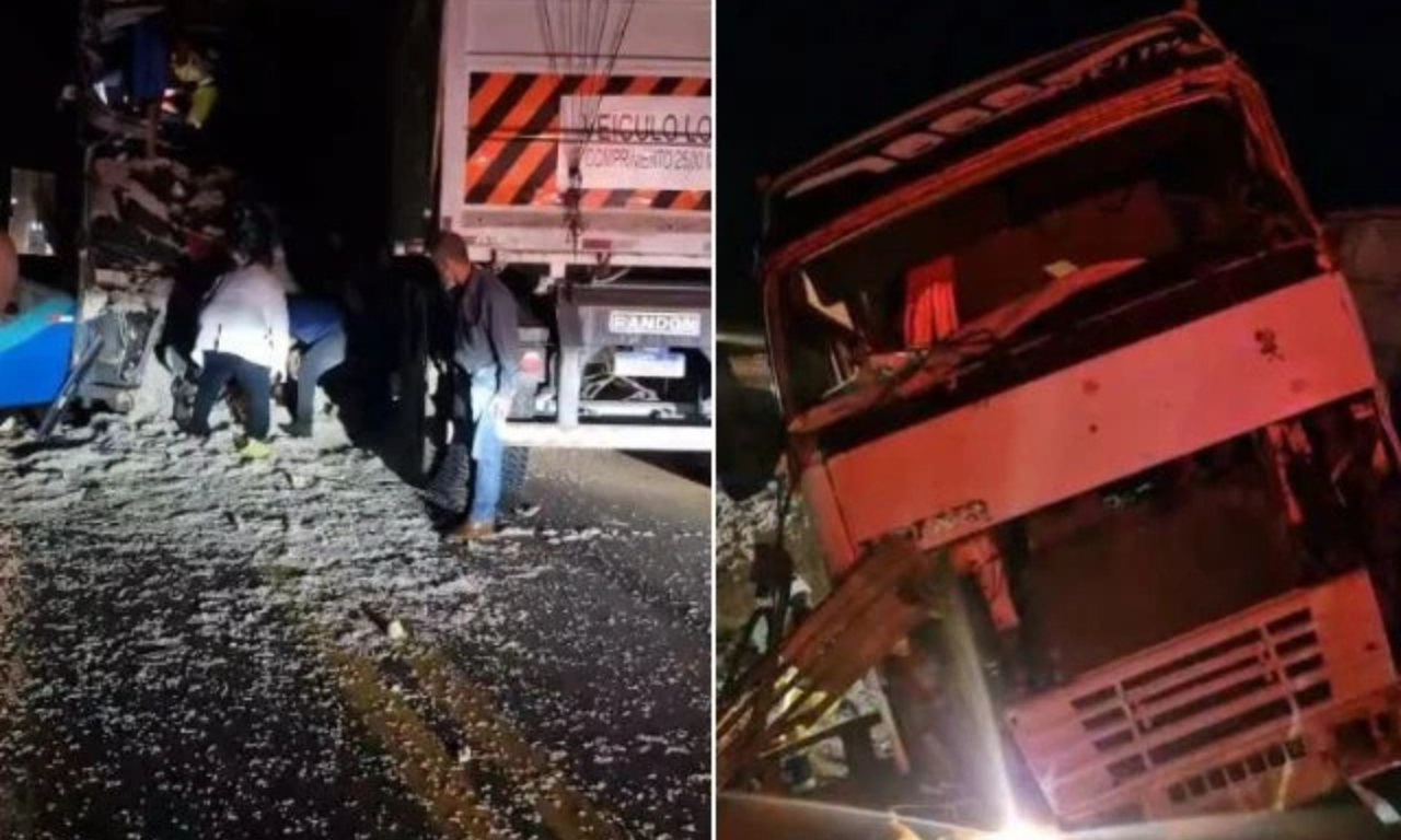 Colisão entre carreta e ônibus de viagem deixa 11 mortos e 46 feridos em MT.Foto: Reprodução