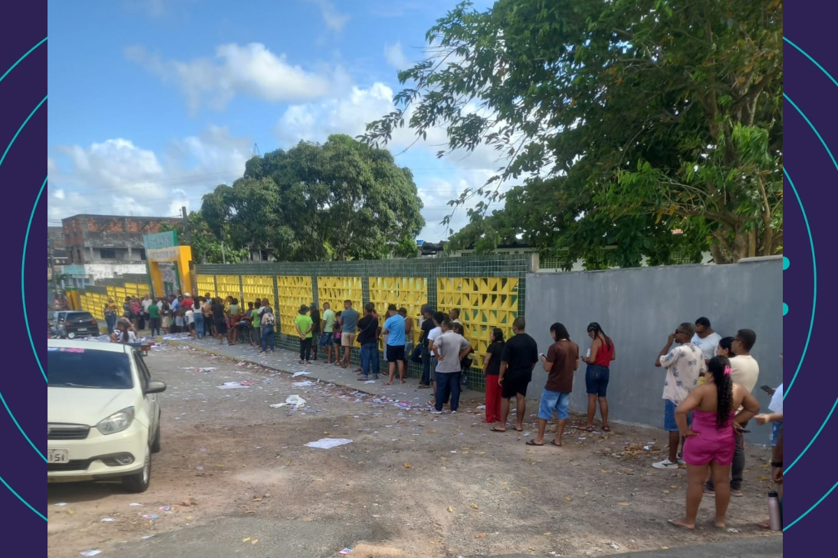Escola Municipal Di&aacute;cono Fernando Britto. Foto: Leitor Aratu On
