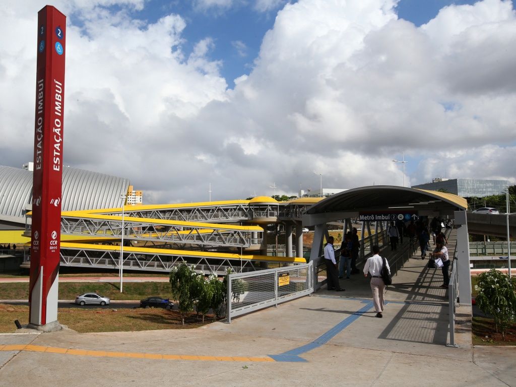 O incidente aconteceu na Estação Imbuí de metrô. Foto: Divulgação/GovBA