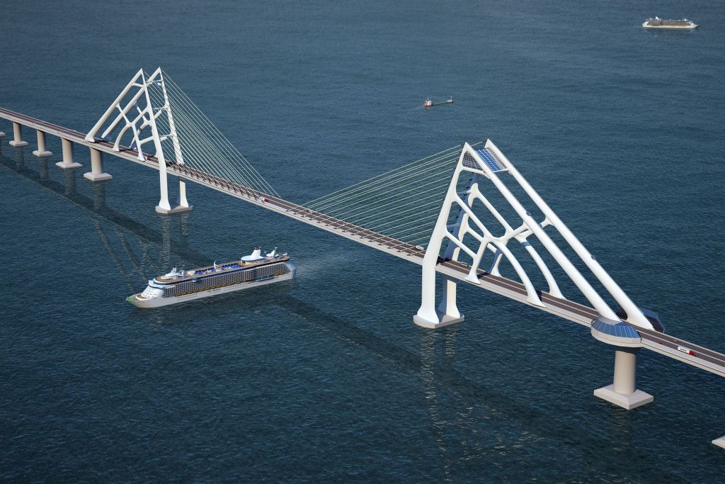Com a aprovação, o TCE vai mediar a elaboração do contrato para a construção da Ponte Salvador-Itaparica. Foto: Divulgação