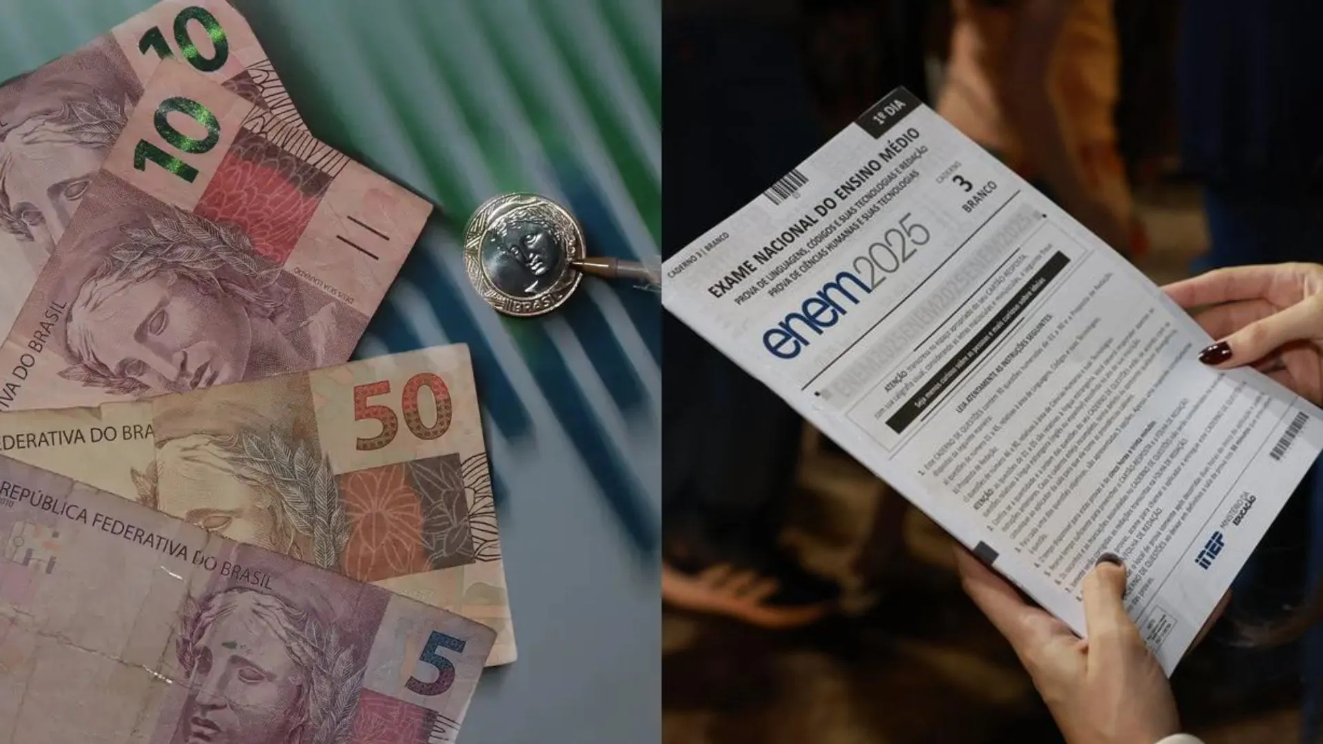 Estudante que adiantou Enem 2025 pagava R$10 por questão de pré-teste