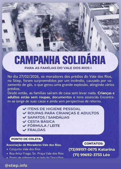 Campanha Solid&aacute;ria Stiep