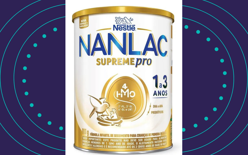 A NANLAC Supreme Pro &eacute; uma f&oacute;rmula infantil de primeira inf&acirc;ncia da Nestl&eacute;, desenvolvida para crian&ccedil;as entre 1 e 3 anos de idade/Foto: Divulga&ccedil;&atilde;o&nbsp;