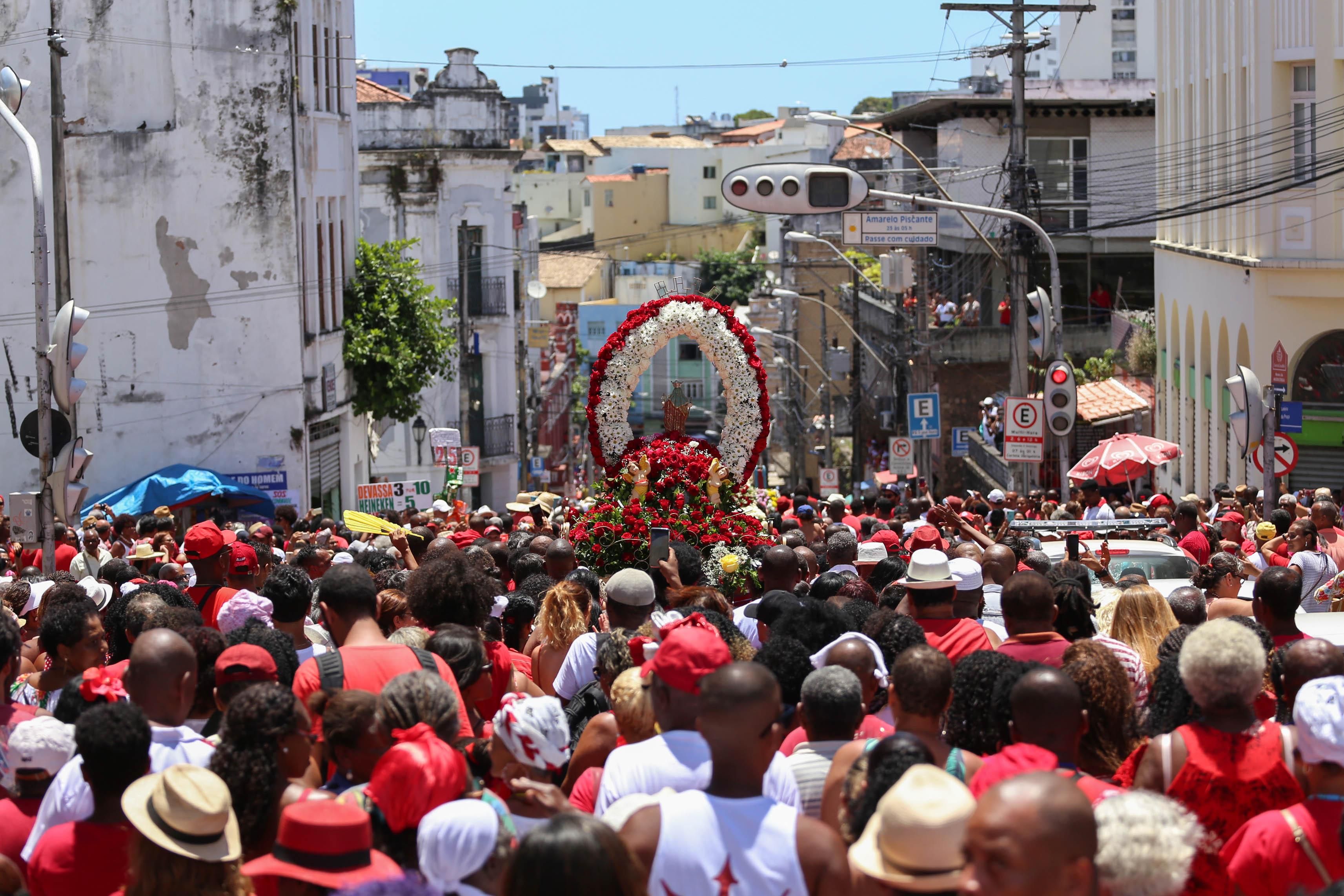 Registrada como Patrimônio Imaterial da Bahia desde 2008, a Festa de Santa Bárbara é considerada um símbolo de fé e resistência. | Foto: Bruno Concha/Secom