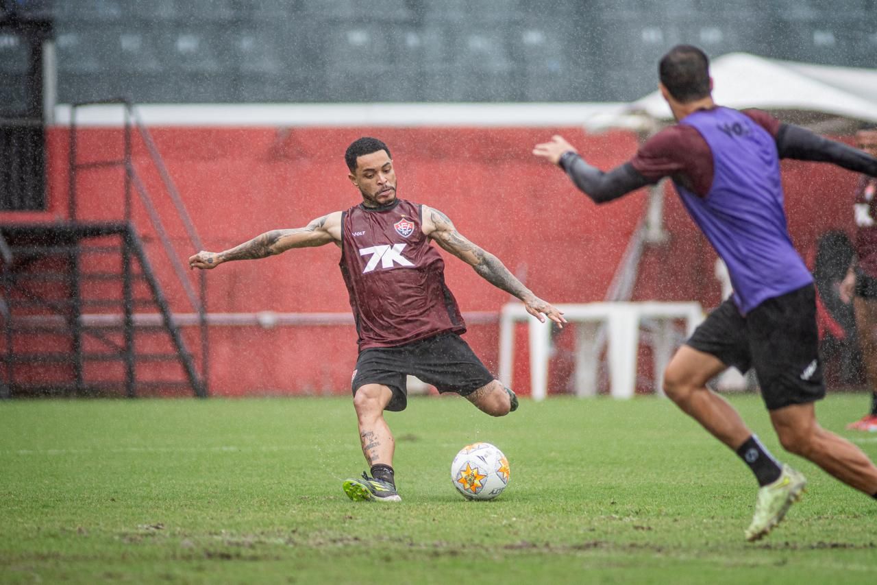 Treinamento do Vitória. Foto: Victor Ferreira | ECV