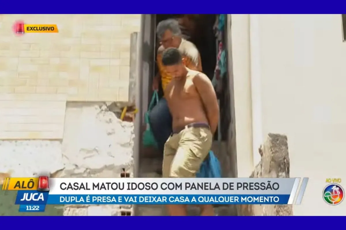Casal suspeito de matar idoso com panela de pressão é preso em Salvador