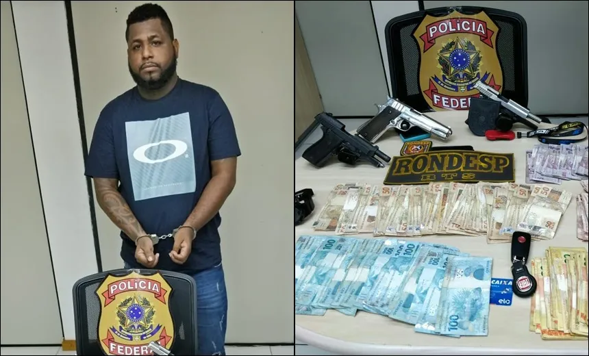 Chefe do “Bonde do Ajeita” é preso com R$ 14 mil em Salvador