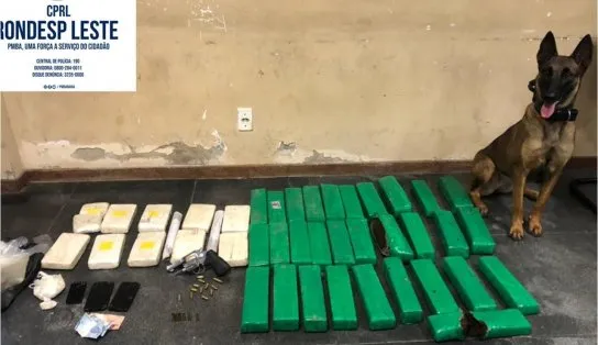 Homem morre em confronto com a polícia em ação que teve apreensão de 50 kg de maconha e cocaína em Feira de Santana