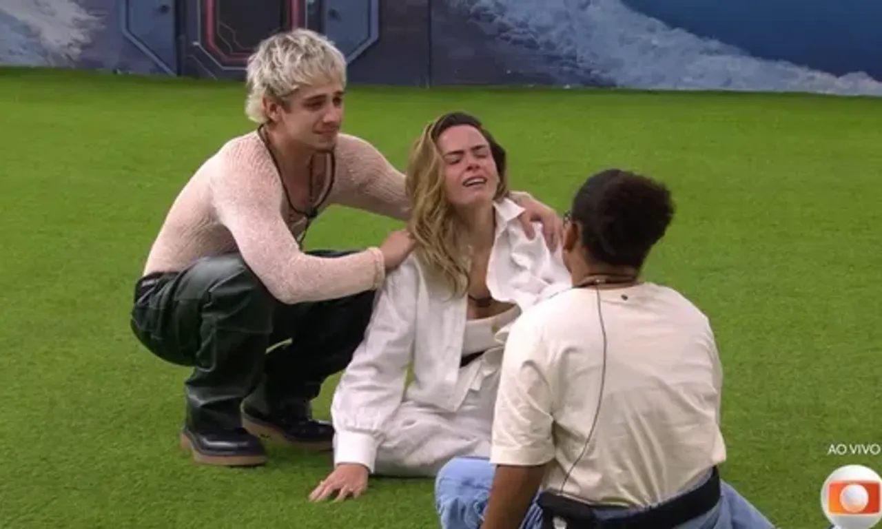 Ana Paula foi avisada sobre a morte do pai minutos antes do pared&atilde;o.Foto: TV Globo