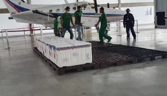 Boa notícia! Na madrugada desta sexta, remessas das vacinas de Oxford chegaram à Bahia; no sábado, será a vez da Pfizer