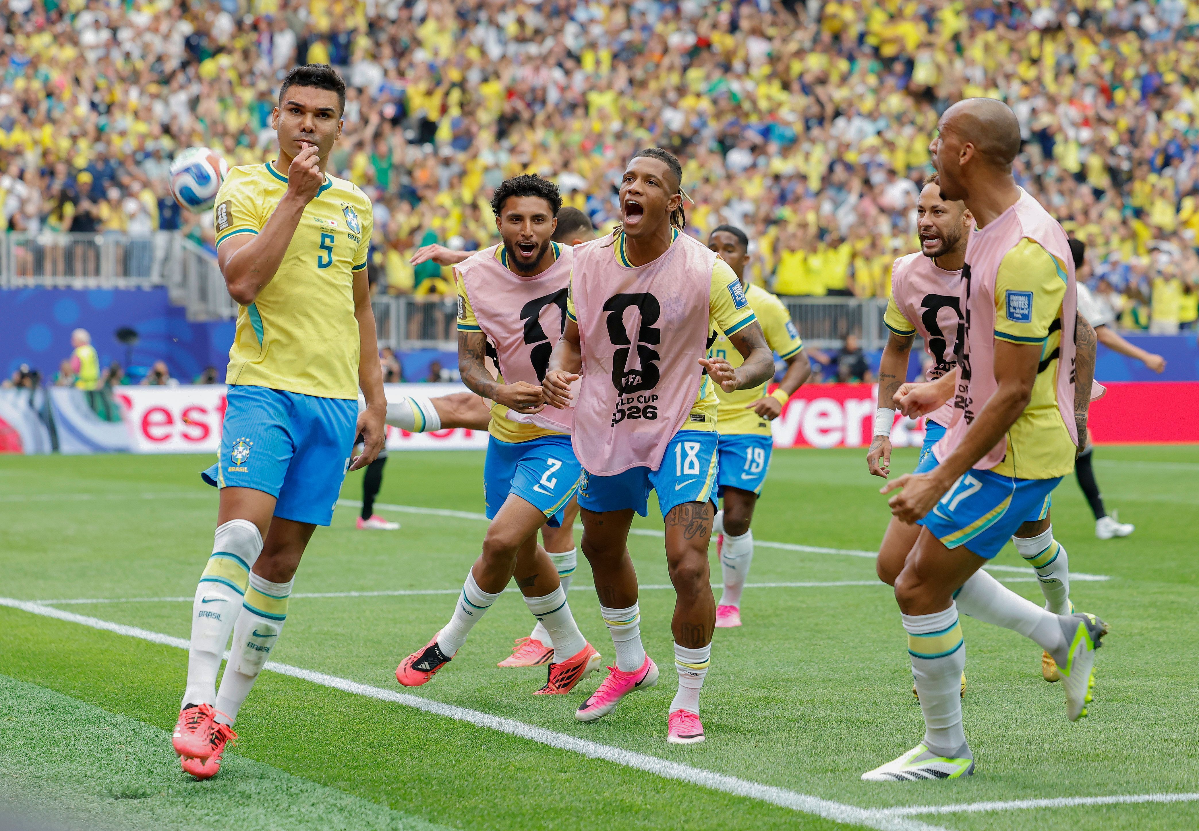 Casemiro eleito melhor jogador na partida entre Brasil e Jap&atilde;o. Foto: Rafael Ribeiro/CBF