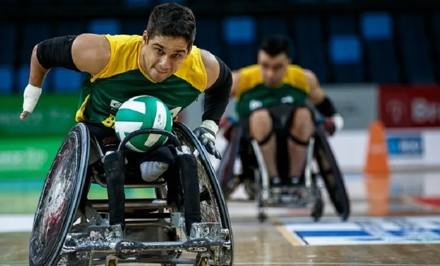 Na semifinal, Brasil sonha com ouro e vaga a Tóquio no rugby em cadeira de rodas