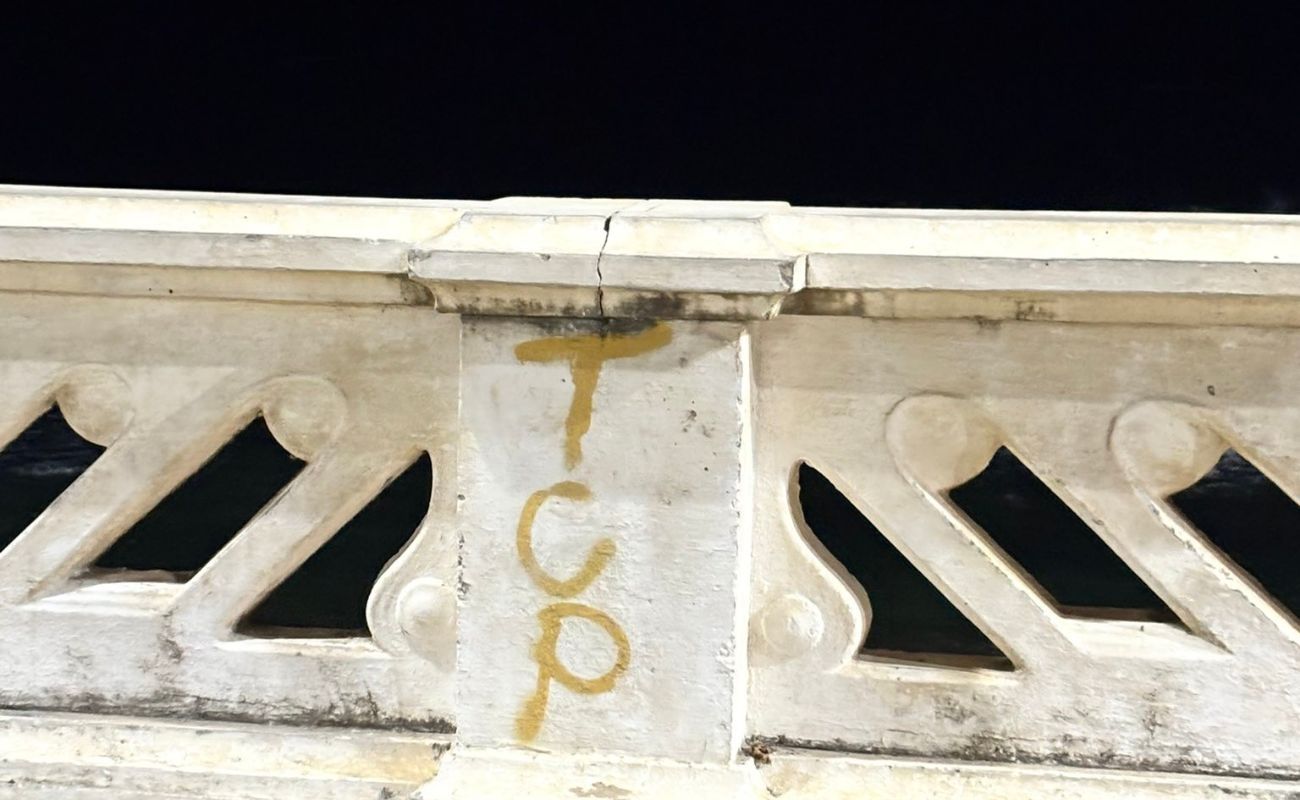 Pichação com sinal de facção tem pena triplicada em Salvador; Reprodução X/ @alexandregalvs