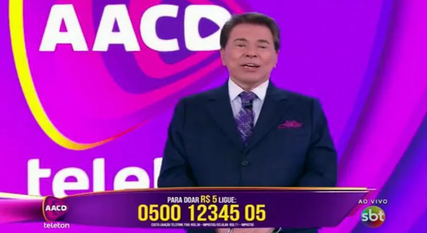 Band e Record vetam artistas para o Teleton, Silvio Santos Reclama: ?É desculpa para não vir?