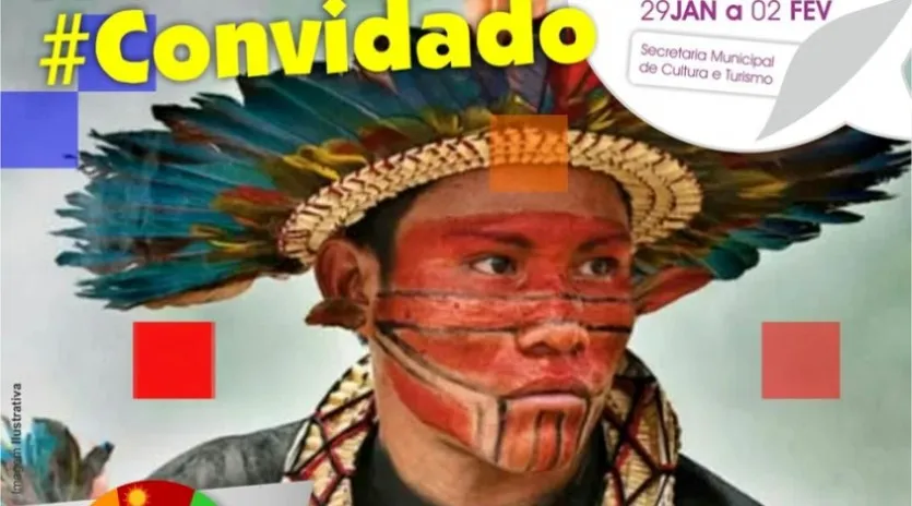 Após MP, ‘loiras’ viram ‘índio’ em novo cartaz da Lavagem de Santo Amaro; Veja antes e depois