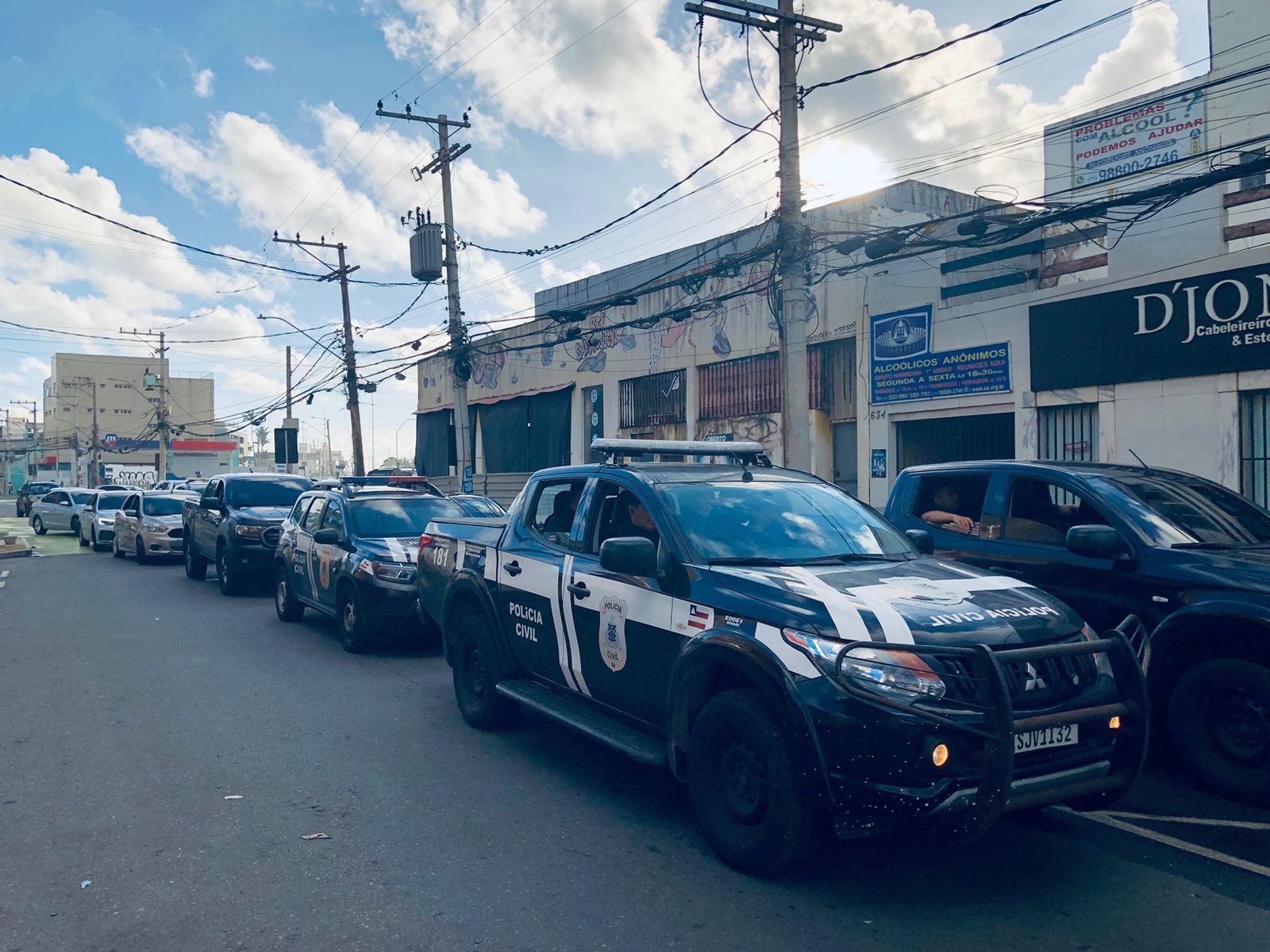 A ação foi conduzida por equipes do Departamento Especializado de Investigação e Repressão ao Narcotráfico (Denarc), com apoio do Departamento de Polícia Metropolitana (Depom). | Foto: Ascom/PCBA