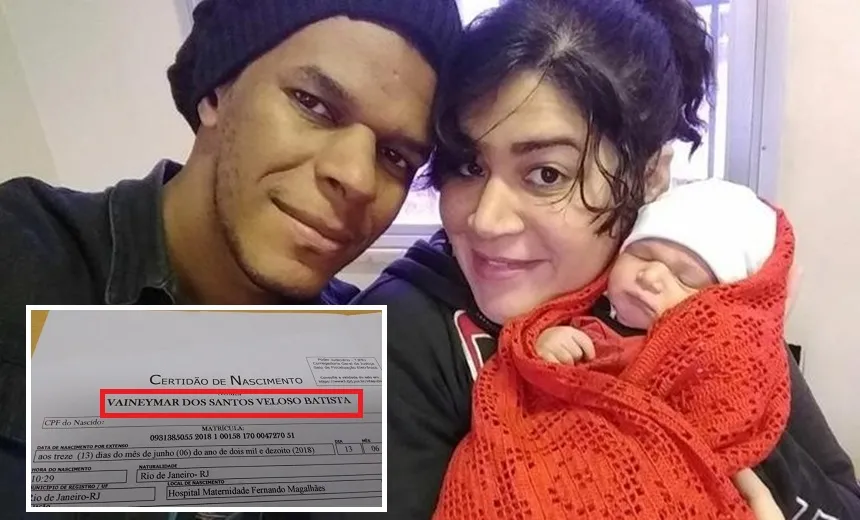 ‘Ta tendo Copa!’: pai ‘batiza’ o filho como ‘Vaineymar’ para zoar a esposa