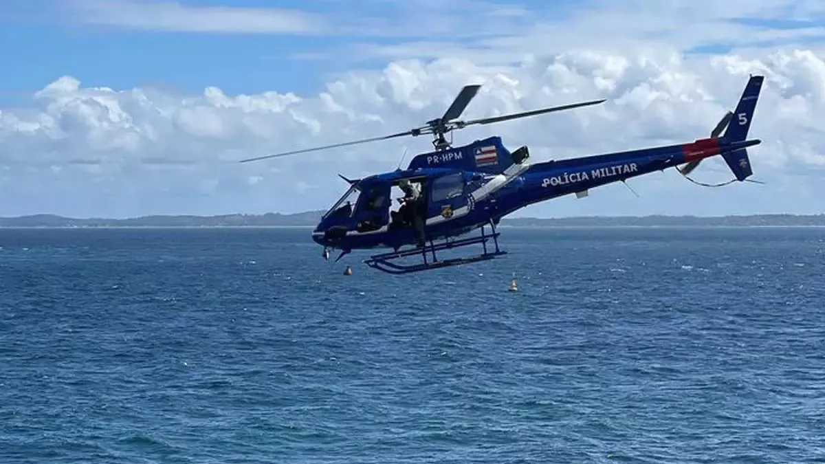 Avião monomotor faz pouso forçado na Ilha de Itaparica; Graer e SAMU realizaram resgate
