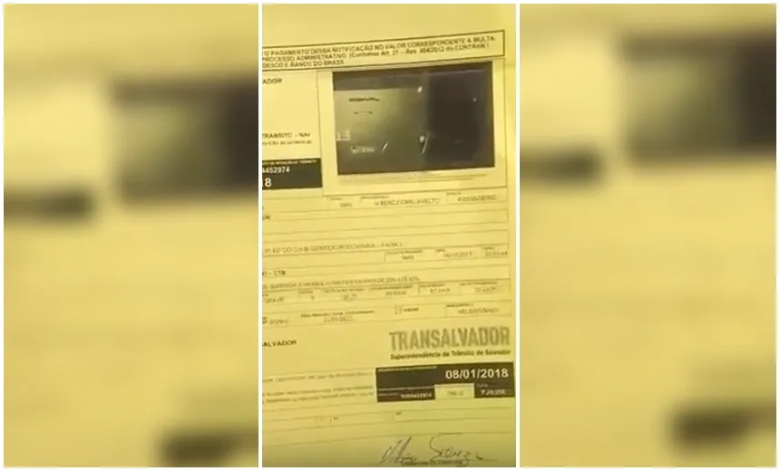 “INDÚSTRIA DE MULTA”: Rodoviário comprova erro em radar da Paralela; Veja vídeo