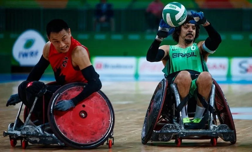 Seleção de rugby em cadeira de rodas busca medalha inédita no Parapan
