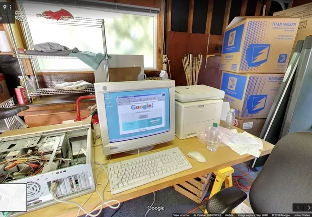 Busca Google Busca do Google em 1998 |Foto: Divulgação-Google)