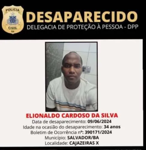 Motorista por aplicativo desaparece e carro é encontrado abandonado em Salvador