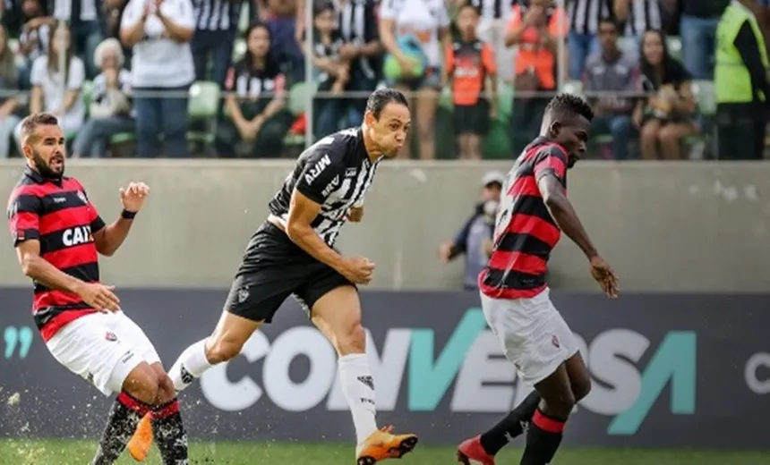 Dominado no primeiro tempo, Vitória perde por 2×1 para o Atlético Mineiro no Independência
